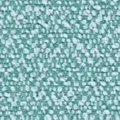 Woven fabric texture, teal green and white, irregular nubby weave; Lapalma “fiocco 9706” from “fabric (b) > b – fiocco fidivi” collection.
