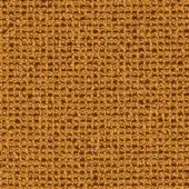 Lapalma fabric sample, golden-brown woven texture, granular pattern with horizontal linear variations and a visible label detailing fabric designation.