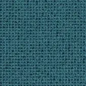 Teal textured fabric sample with horizontal weave and nubbed surface, identified as Lapalma Grain 66235, displaying a folded crease.