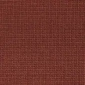 Terracotta woven textile sample displays a dense, irregular pattern with nuanced color variations and a compact weave structure.