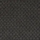 Woven textile sample, charcoal gray and beige, grid pattern with matte finish and nubby texture; identified as lapalma iris 406 fabric.