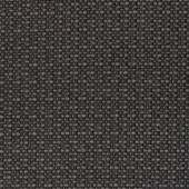 Lapalma Iris 604 fabric sample, dark gray woven texture, dense rectilinear pattern with heathered tonal variations and matte finish.