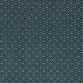 Teal woven fabric texture with a grid pattern, light gray threads, matte finish, dense weave, and slightly raised nubby quality; Lapalma Iris 703.