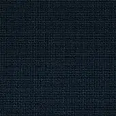 Blue woven fabric texture with irregular pattern, heathered tone, and light-colored thread accents; dense, nubby surface quality.