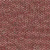 Flax fabric texture, reddish-brown and gray-brown tones, dense irregular weave with visible vertical and horizontal threads, matte finish.