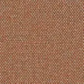 Rust-orange and beige woven fabric texture features a dense grid pattern with horizontal and vertical threads, appearing matte and slightly coarse.