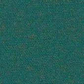 Flax fabric texture, teal with yellow and olive accents, dense nubby weave, matte finish, identified as lapalma mainline flax camira mlf37.