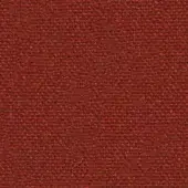 Terracotta flax fabric texture with a dense, woven structure and subtle yarn intersections; heathered red-orange tone.