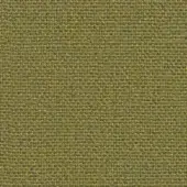 Olive-green flax fabric texture with a dense, rectilinear weave and subtle tonal variations; Camira Mainline Flax upholstery material.