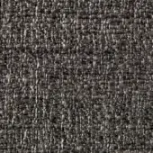 Lapalma fabric sample, charcoal gray woven textile, dense heathered texture with visible threads and matte finish, labeled “sorrento 604”.
