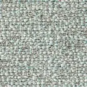 Woven fabric sample, gray and aqua, with a raised nubby texture; Lapalma Sorrento 700 fabric detail with heathered, speckled weave.