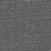 Woven fabric sample in medium gray, exhibiting a subtle irregular pattern with horizontal and vertical threads; matte finish, Lapalma Kvadrat Atrium 181.