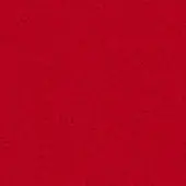 Red woven fabric swatch with a granular, looped pile texture; matte finish, consistent color, durable textile material closeup.