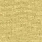 Canvas Kvadrat fabric sample, warm yellow tone, dense linear weave with matte finish, horizontal and vertical threads visible.
