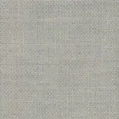 Fiord Kvadrat fabric sample, gray woven texture with pale yellow and off-white threads, dense nubby weave, matte finish.