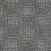 Hallingdal 65 Kvadrat fabric sample, medium gray, dense circular weave with subtle texture and looped pile, studio lighting.