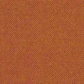 Hallingdal 65 Kvadrat fabric C by lapalma, reddish-orange woven textile with golden-yellow speckles and a dense, raised nubby texture.