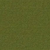 Hallingdal 65 Kvadrat fabric sample, green woven texture, circular pattern with gray threads, matte finish, Lapalma label visible.