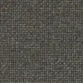 Woven gray fabric texture with brown heathering, displaying a dense, rectilinear grid pattern and slightly raised, durable surface.
