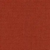 Terracotta woven fabric texture with a grid pattern, matte finish, and dense weave; includes a strand of off-white material.