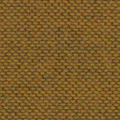 Woven wool fabric, mustard yellow and gray, features a dense geometric grid of small rectangles; Kvadrat Re Wool 448 texture.