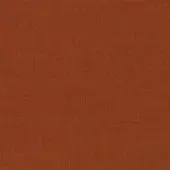 Terracotta fabric swatch with a tightly woven, granular texture; matte finish, likely linen or natural fiber, Remix 3 fabric by Kvadrat.