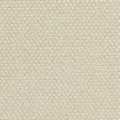 Kvadrat Steelcut3 240 fabric sample, creamy off-white looped pile weave, with Lapalma distribution label visible along the bottom edge.