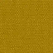 Steelcut Kvadrat fabric sample, mustard yellow, dense circular perforations; Lapalma collaboration, textured woven construction for upholstery.