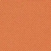 Terracotta woven fabric texture with a grid of raised circular nodes, matte finish, identified as Kvadrat Steelcut3 512 upholstery textile.