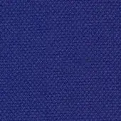 Steelcut textile sample, deep blue color, nubby irregular surface with densely packed circular elements and a matte finish.