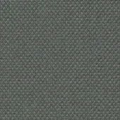 Woven gray fabric texture with repeating circular nub pattern, dense looped pile construction, matte finish, and consistent heathered tonal variations.