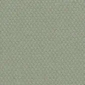 Steelcut Kvadrat fabric sample, sage green, dense woven texture with circular node pattern, matte finish.