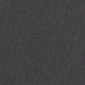 Kvadrat Steelcut Trio fabric sample, dark gray woven textile, close-up of looped surface with material identification text.