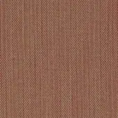 Terracotta open-mesh fabric with diamond grid pattern, woven beige threads, uniform density, subtle sheen, identified as Steelcut Trio by Kvadrat.