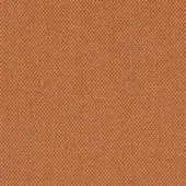 Steelcut Trio Kvadrat fabric displays a dense, warm orange woven texture with dark brown, gray, and purple accents, exhibiting a raised, irregular pattern.