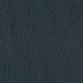 Steelcut Trio fabric by Kvadrat, heathered deep blue wool blend with brown and gray flecks, tight looped pile texture, color 756.