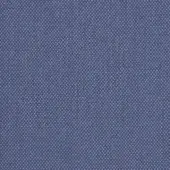 Steelcut Trio Kvadrat fabric sample, blue-gray woven textile, dense nubby texture with heathered effect and subtle sheen.