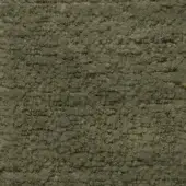 Karma Bouclé 21 fabric texture, muted olive green, dense looped weave with subtle tonal variations and a nubby, slightly raised surface.