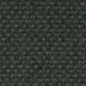 Woven fabric sample, muted teal color, dense texture with raised circular nodes and grid pattern, suggesting a durable natural fiber composition.