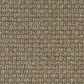 Corno 103 fabric sample, beige and brown jute weave, dense fibrous texture with irregular grid pattern, Cierre1972 collection.