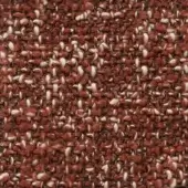 Woven fabric, reddish-brown and off-white, irregular nubby texture from Cierre1972’s “funky” collection (cat. 1) with a speckled, network pattern.