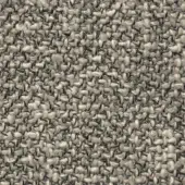 Woven tweed fabric, off-white and gray tones, dense speckled texture, non-directional pattern, Cierre1972 funky collection, fabric category 1.