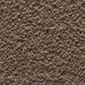 Brown looped pile fabric “orsetto 121” from Cierre1972 catalog, dense texture with rounded tufts and heathered tonal variations.