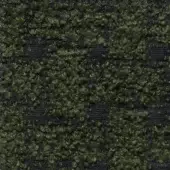 Olive-green nub textured fabric with dark charcoal gray woven background, matte finish, granular surface, potentially for upholstery.