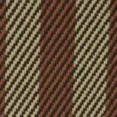 Woven Voulez Vous fabric, beige and brown stripes, diagonal pattern, Cierre1972 collection, textured wool blend, close-up detail.