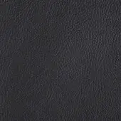 Black leather texture with a dense, granular pattern and matte finish, displaying a uniform dark gray-black tone and natural grain.