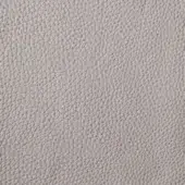 Light gray pebble-grain leather texture with a repeating pattern of small bumps and indentations, exhibiting a matte finish and subtle tonal variations.