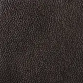 Dark brown leather texture with a repeating pattern of raised bumps and indentations, finished with a matte sheen and consistent coloration.