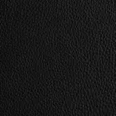 Black leather texture displaying a dense, granular pebble-grain pattern with subtle tonal variations and an even, studio lighting scheme.