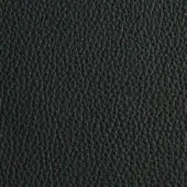 Black leather texture with a dense, repeating pebble grain pattern; matte finish, consistent color, and subtle Windsor product code label.